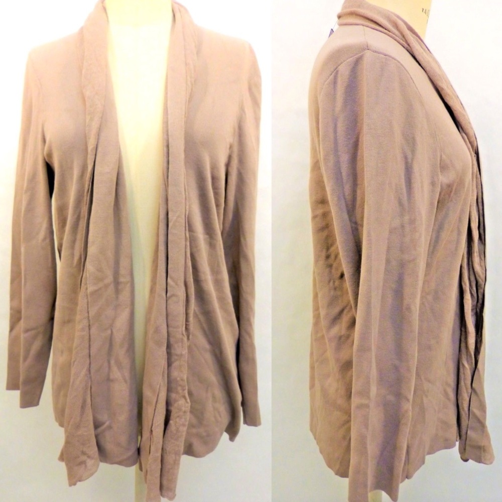 💥$148 - NEW -LAFAYETTE Tan Cardigan GORGEOUS!